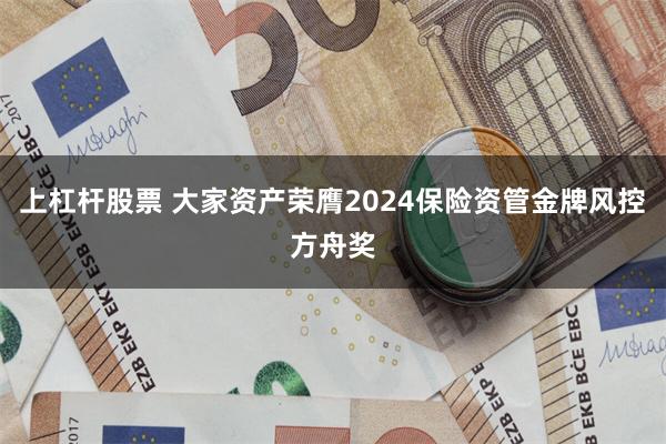 上杠杆股票 大家资产荣膺2024保险资管金牌风控方舟奖