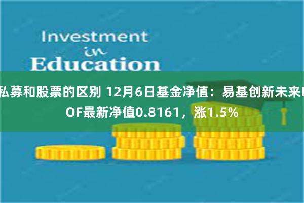 私募和股票的区别 12月6日基金净值：易基创新未来LOF最新净值0.8161，涨1.5%